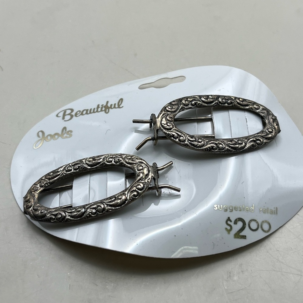 Elegant Vintage Hair Accessories Set with Gold and green Accents-Retro Style - Picture 6 of 6